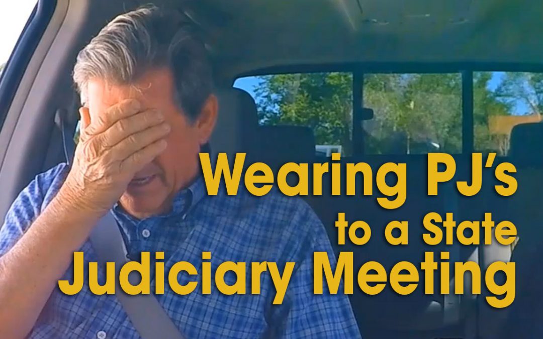 Wearing PJ’s to a State Judiciary Meeting (S02E11)